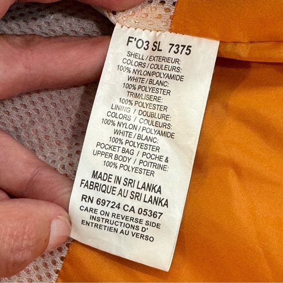 Vintage Columbia Interchange winter coat tangerine orange grey hooded Medium - Picture 11 of 14